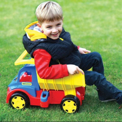 Pojazd Wywrotka Gigant niebiesko-żółta