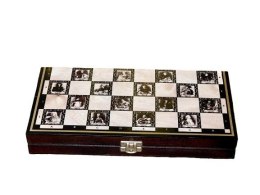 Szachy magnetyczne Królewskie 28 cm