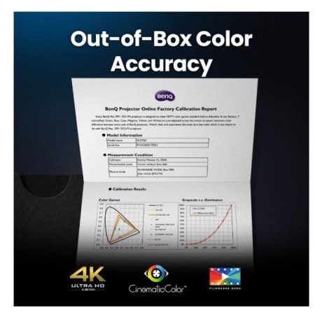 Projektor W2720i DLP 4K 2500ANSI/50000:1/HDMI