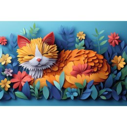 Puzzle 160 elementów 40-lecie Paper Art Kotek