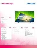 Telewizor QLED 50 cali 50PUS8209/12