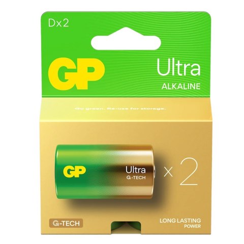 Baterie alkaliczne LR20/D GP ULTRA 2szt. (G-TECH)