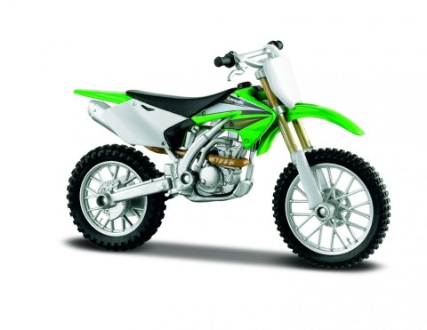 Model metalowy Kawasaki KX 250F z podstawką 1/18