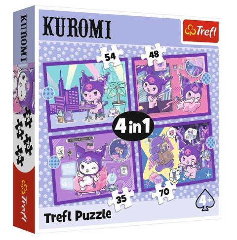 Puzzle 4w1 Dzień Kuromi Hello Kitty