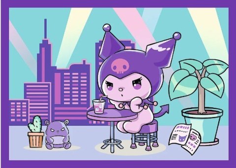 Puzzle 4w1 Dzień Kuromi Hello Kitty