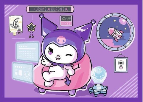 Puzzle 4w1 Dzień Kuromi Hello Kitty