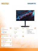 Monitor 27 cali MO27Q2 EK QHD QD-OLED HDMI USB-C
