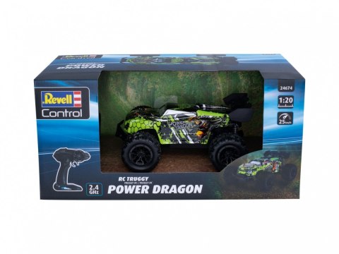 Auto zdalnie sterowane RC Truggy Power Dragon