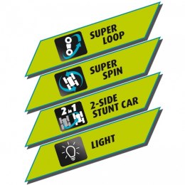 Pojazd zdalnie sterowany RC Stunt Car Flip Racer