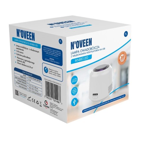 Lampka nocna z funkcją pułapki na owady IKN883 USB