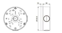 Puszka natynkowa do kamer GENSTAR kopułowych ZA8-JBMP-2 PN 4995745510241