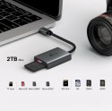 Adapter USB Type-C to SD & microSD 3.0 SPEC: 1 × USB-C Connector,1 × SD + 1 × microSD(TF) up to 200MBps Port 