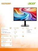 Monitor 27 cali KA272GBIP FHD IPS HDMI DP 120Hz