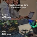 Karta sieciowa Mercusys AC1300 Nano Wireless Dual Band USB Adapter SPEED: 400 Mbps at 2.4 GHz + 867 Mbps at 5 GHz