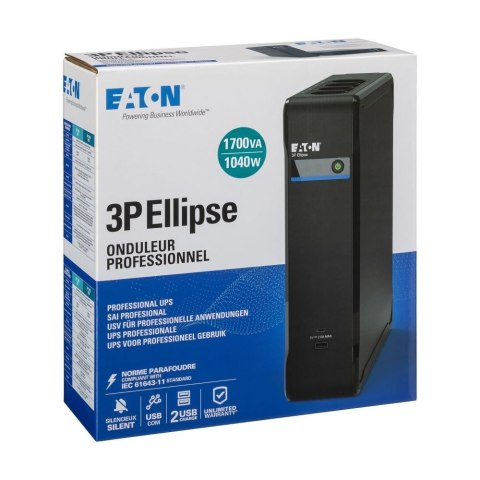 Zasilacz awaryjny 3P Ellipse 1700 USB DIN 3P1700UD