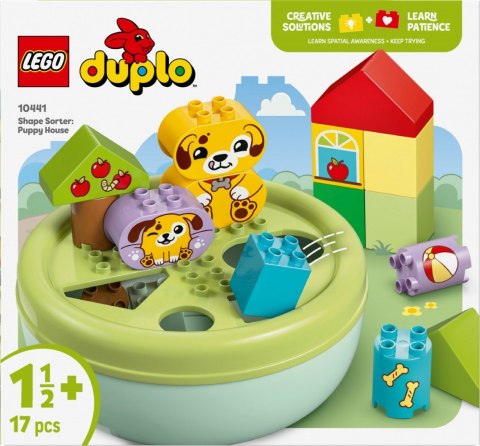 Klocki DUPLO 10441 Sorter kształtów: dom szczeniaczków