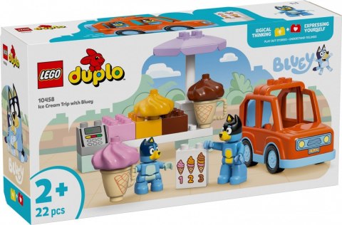 Klocki DUPLO Bluey 10458 Wyprawa po lody z Bluey