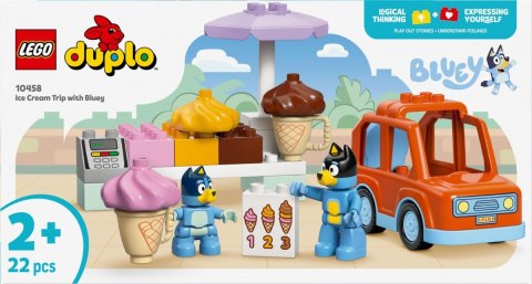 Klocki DUPLO Bluey 10458 Wyprawa po lody z Bluey