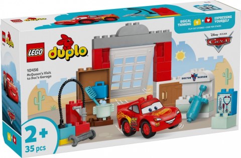 Klocki DUPLO Disney 10456 Wizyta McQueena w warsztacie Wójta