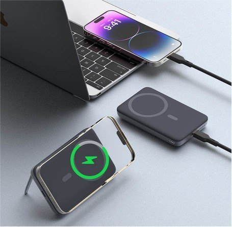 PB-MS01 MagSafe PowerBank 6700mAh 20W LED USB-C PB-MS01 MagSafe PowerBank 6700mAh 20W LED USB-C