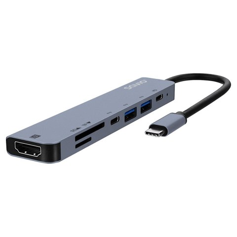 HUB USB-C 7w1 AK-82 HUB USB-C 7w1 AK-82