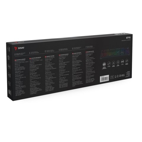 Klawiatura mechaniczna STYX Outemu Peach Silent Hot Swap RGB Klawiatura mechaniczna STYX Outemu Peach Silent Hot Swap RGB