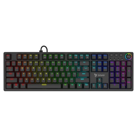 Klawiatura mechaniczna STYX Outemu Red Hot Swap RGB Klawiatura mechaniczna STYX Outemu Red Hot Swap RGB