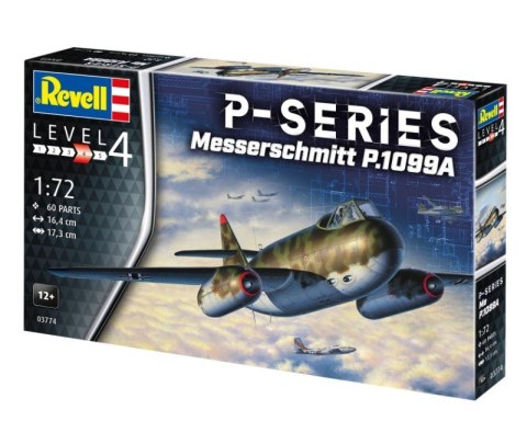 Model plastikowy Samolot Messerschmitt P.1099A-P-SER 1/72