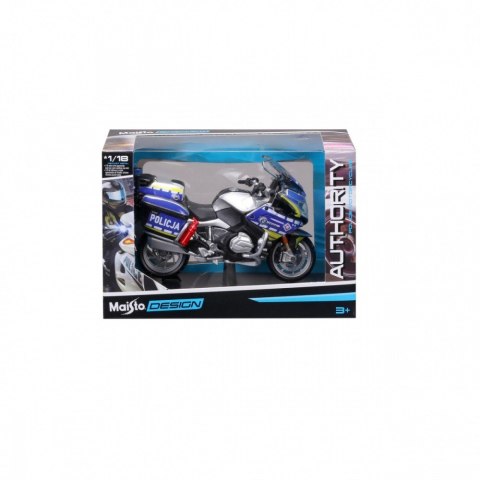 Model metalowy Motocykl Polska Policja 1/18