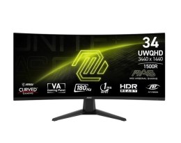 Monitor MAG 346CQ 34 cale/LED/UWQHD/Curved/180Hz/czarny