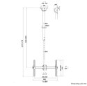 Uchwyt do monitora/telewizora CL35-440BL16L