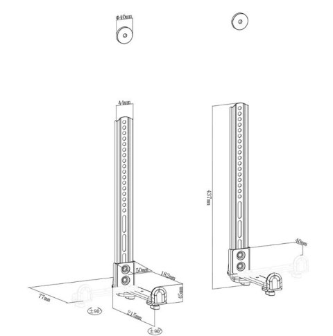 Uchwyt do videobara/soundbara AWL29-650BL1 Uchwyt do videobara/soundbara AWL29-650BL1