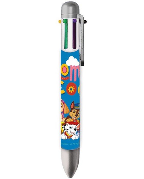 Długopis 6 kolorów Psi Patrol