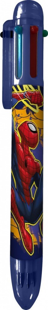 Długopis 6 kolorów Spiderman Display 12 sztuk