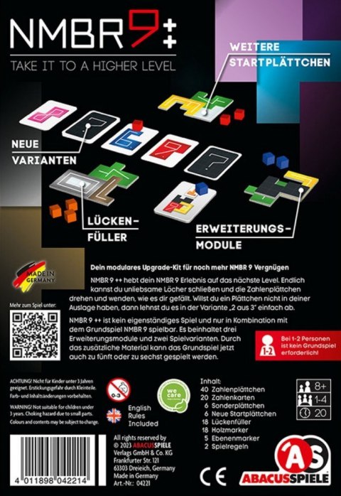 Gra NMBR 9++ (edycja europejska)