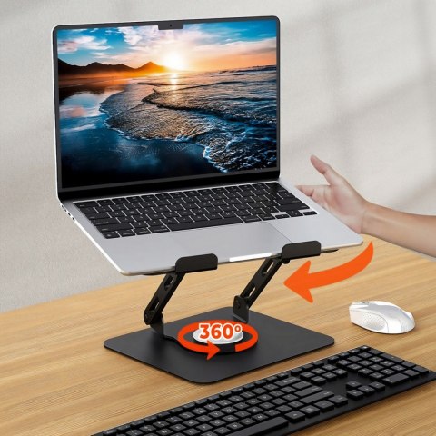 Obrotowa, ergonomiczna podstawka pod laptopa 10-17 LAPTOP STAND ROTO MT2662 pełna regulacja Obrotowa, ergonomiczna podstawka pod laptopa 10-17 LAPTOP STAND ROTO MT2662 pełna regulacja