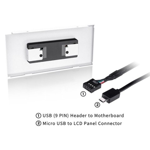 Obudowa - Ceres 500 LCD Panel Kit - Snow