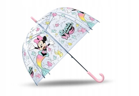 Parasolka przezroczysta, automatyczna, 19 cali, poliester Minnie Parasolka przezroczysta, automatyczna, 19 cali, poliester Minnie