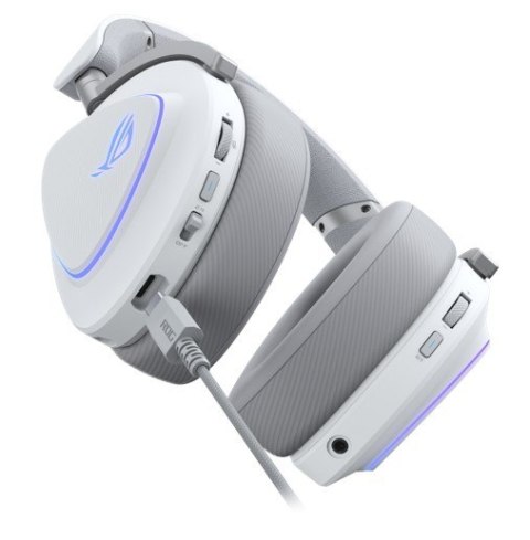 Słuchawki ROG Delta II Wireless 2.4GHz/BT/3.5 Białe