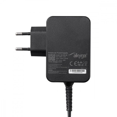 Zasilacz 65W USB-C PD 3.0 20V/3-3.25A