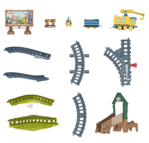 Zestaw z lokomotywą z napędem Tomek i Przyjaciele Friends at Work