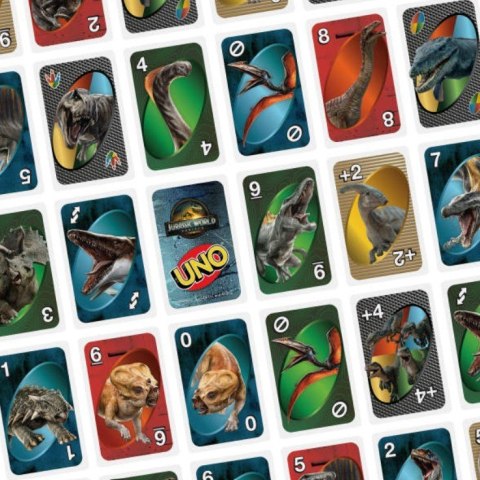 Gra UNO Jurassic World Odrodzenie