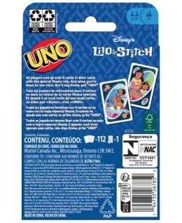 Gra UNO Lilo i Stitch