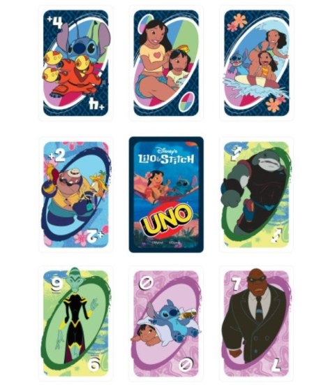 Gra UNO Lilo i Stitch