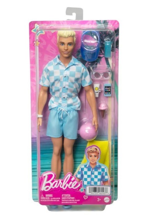 Lalka Barbie Ken na plaży