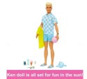 Lalka Barbie Ken na plaży