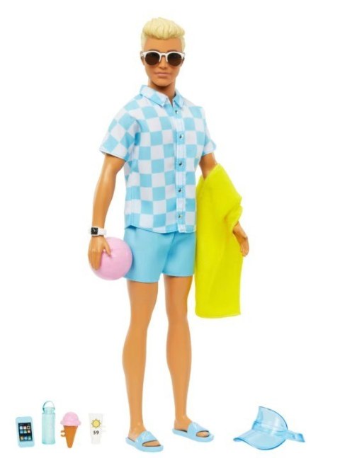 Lalka Barbie Ken na plaży