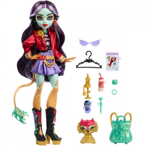 Lalka Monster High Jinafire Long ze zwierzątkiem