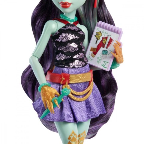 Lalka Monster High Jinafire Long ze zwierzątkiem