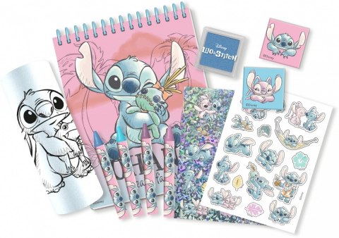 Zestaw kreatywny w walizeczce Stitch